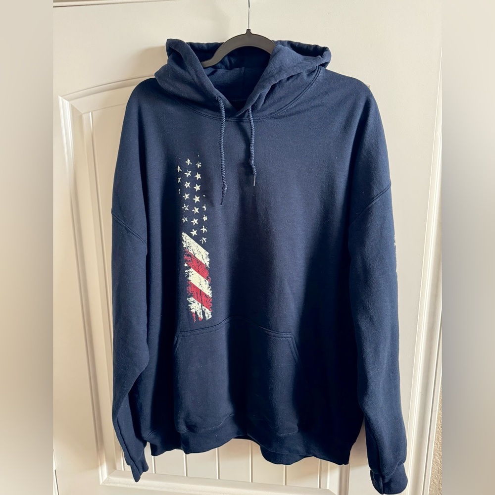 Grunt Style Men’s Dark Blue Hoodie. Size XL. - Picture 2 of 6